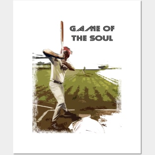 Baseball game of the soul Posters and Art